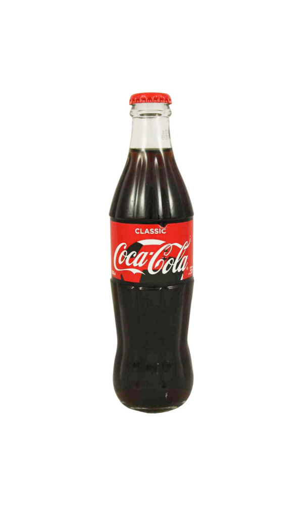 Напиток б/а сильно-газированный Кока-кола 0,33л стекло