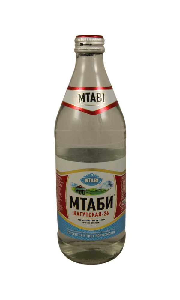 Мтаби-Нагутская мин. вода Лечебно столовая  0,5л*12 ПЭТ