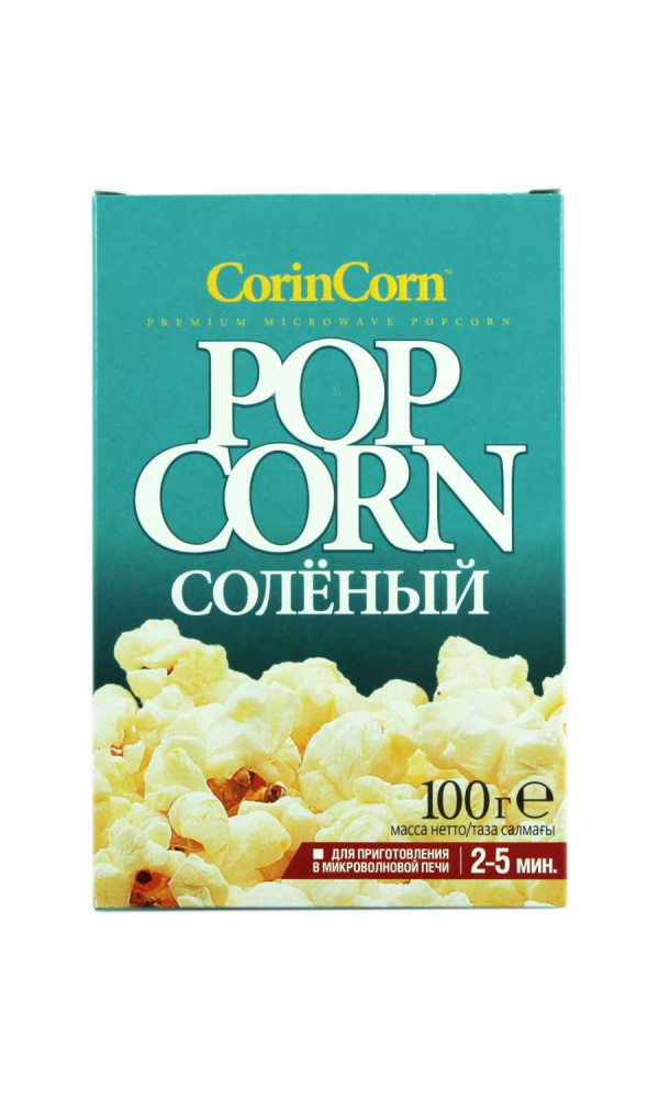 Зерно кукурузы CorinCorn д/приготовл. в СВЧ (СОЛЬ) 100гр*15