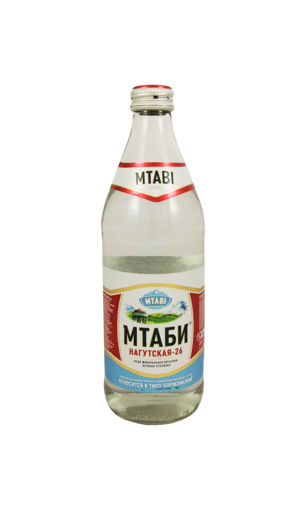 Мтаби-Нагутская мин. вода Лечебно столовая  0,5л*12 стекло
