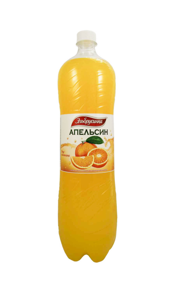 Лимонад Эльбрусинка Апельсин 1,5*6 пэт