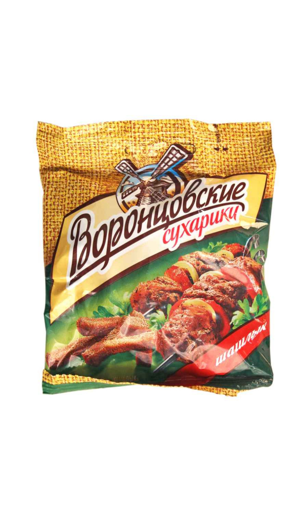 Воронцовские сухарики ржано-пшенич. 40гр*28 Шашлык